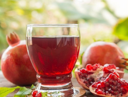 pomegranate juice clarification